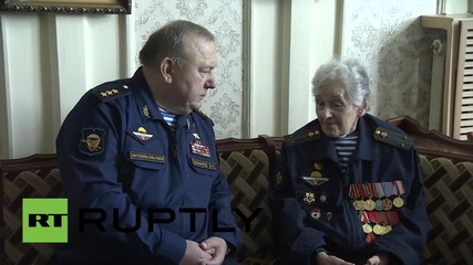 Russia: 93-year-old WWII veteran awarded 'Order of Army General Margelov'