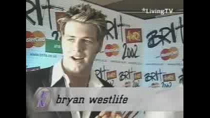 Westlife & Blue - British Awards 2002