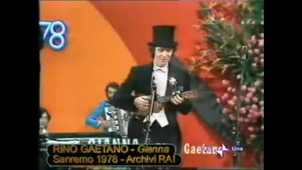 Rino Gaetano ~ Gianna - Live Sanremo 1978