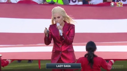 The Star Spangled Banner - На живо на Super Bowl 2016