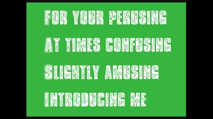Nick Jonas - Introducing Me (lyrcus on screen) 