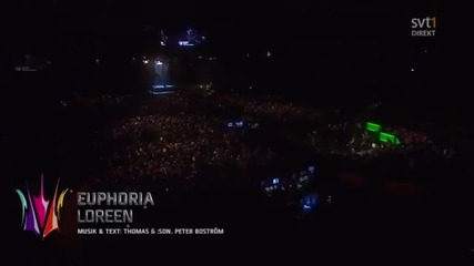 Победителката от Евровизия - Loreen - Euphoria Melodifestivalen 2012