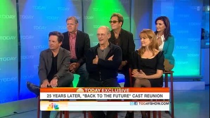 'back to the Future' cast reunites on Today