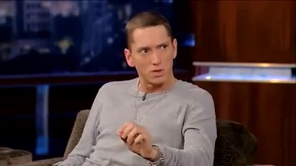 Eminem interview on Jimmy Kimmel Live (добро качество)