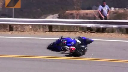Yamaha R6 Crash