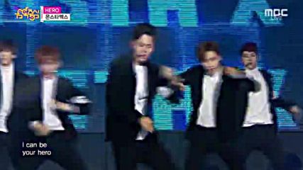 77.1114-3 Monsta X - Hero, Show Music Core E479 (141115)