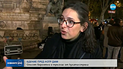 Първа версия за пожара в катедралата „Нотр Дам”