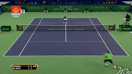 Rafael Nadal - бърза реакция 