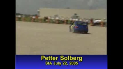 Petter Solberg BURNOUT Subaru WRX-STi