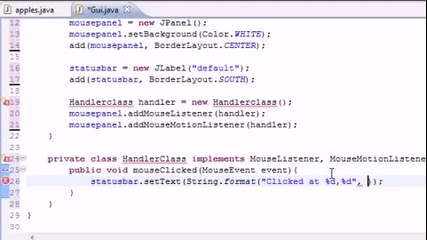 Java Programming Tutorial - 75 - Mouselistener interface