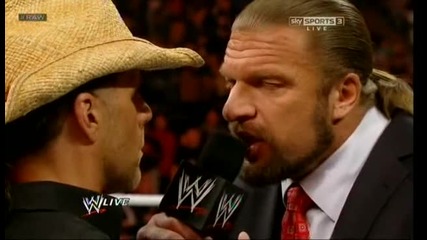 Wwe Raw 05.03.12 Shawn Michaels и Triple h Се срещат ( Сърцеразбивача ще съдия във мача на кечмания)