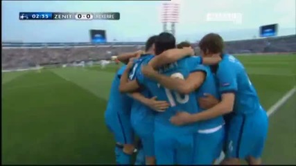 17.08 Зенит - Оксер 1:0 Шампионска Лига Плейофи 
