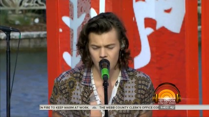 One Direction - Night Changes - Today Show City Walk