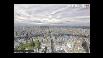 80 гигапиксела панорама на Лондон, най - голямата панорама правена накога 