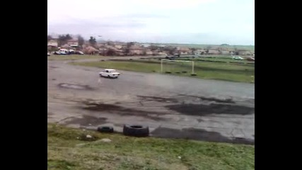 Италианско преследване /06.12.09/ с. Дебелт - Lada 2107 vs Lada 2107