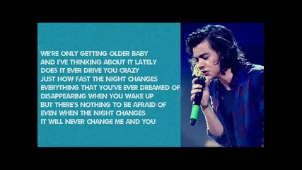 One Direction - Night Changes (lyrics)