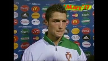 Cristiano Ronaldo Interview 11/6/08 = 