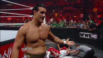 Raw 2.7.12 Алберто Дел Рио пребива Син Кара