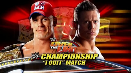 Wwe Over the Limit 2011 John Cena vs The Miz Official Promo(i Quit Match) Hd