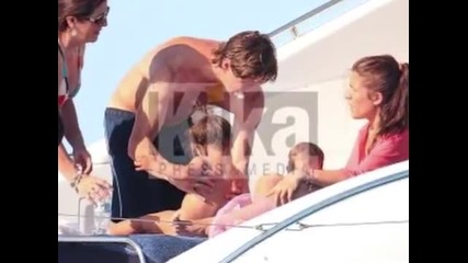 Fernando Torres y Olalla vacaciones y sus hijos