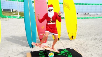 Christmas 2015 Surfing Santas Cocoa Beach ( Official Video )