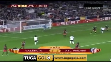 Valencia (2 - 2) Atletico Madrid 01.04.10 