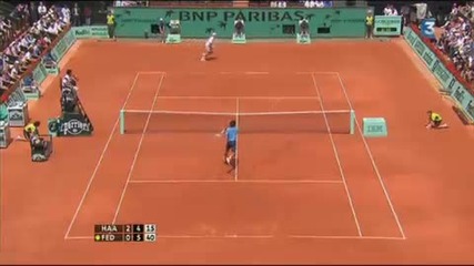 Roland Garros 2009 : Федерер - Хаас