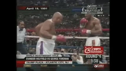 George Foreman v Evander Holyfield