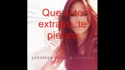 Jennifer Lopez - Me Haces Falta Lyrics