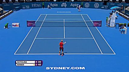 2016 Apia International Sydney 1r Angelique Kerber - Elina Svitolina Highlight