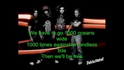 Tokio Hotel - 1000 Oceans With Lyrics Vbox7