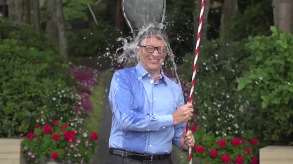 Бил Гейтс се включи в заливането с ледена вода