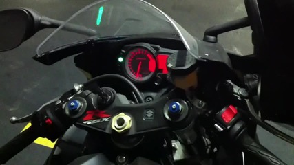Gsx-r first startup after a long winter