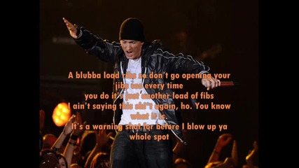 Eminem - The Warning l - Предупреждението (lyrics on scree)