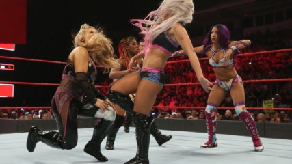 Sasha Banks vs. Natalya vs. Ember Moon vs. Alexa Bliss - Fatal 4-Way Match: Raw, June 11, 2018