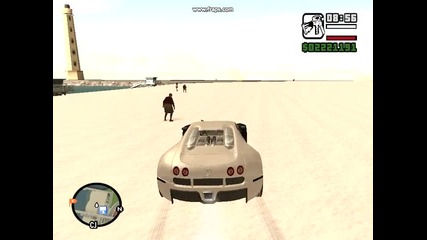 Gta San Andreas Snow mod - Bugatti Veyron