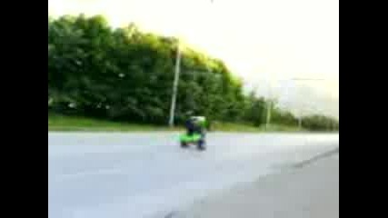 Atv na zadni gumi