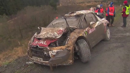 Катастрофата на Мико Хирвонен и Ярмо Лехтинен на рали Уелс 2013