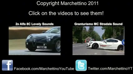 Ревът на Alfa Romeo 8c Spider