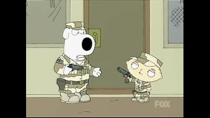 Family Guy Usa army Bryan and Stewie