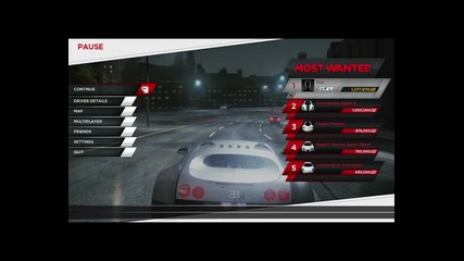 Need for Speed:most Wanted / 451км/ч / Bugatti Veyron