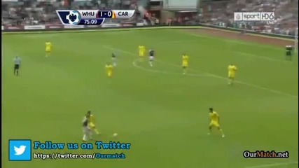 Уест Хям 2:0 Кардиф Сити 17.08.2013