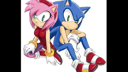 Sonic hte Hedgehog and Amy Rose