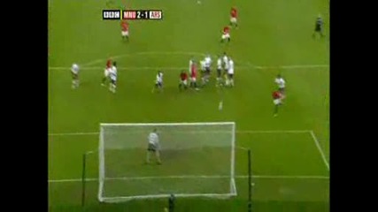 Hargreaves 2 - 1 - Man Utd V Arsenal