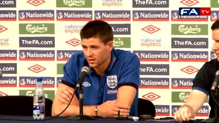 World Cup 2010 - Steven Gerrard - England Press Conference 10 06 10 (hq) 