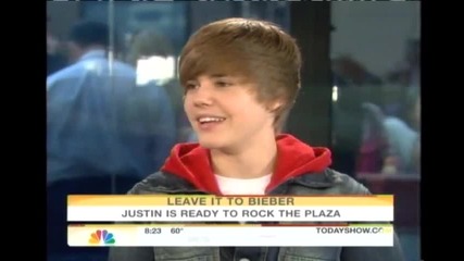 Джъстин Бийбър в Today Show Ню Йорк