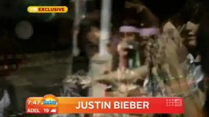 Justin Bieber's Only Australian Tv Interview April 9. 2012