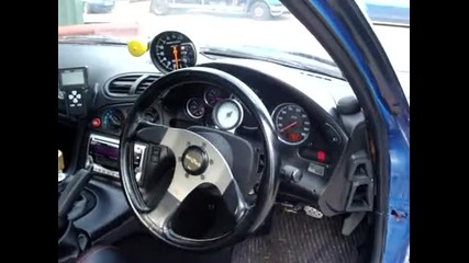 mazda rx-7 600bhp bayside blue beast