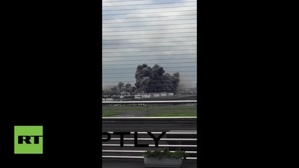 Japan: Huge fire breaks out near Tokyo airport
