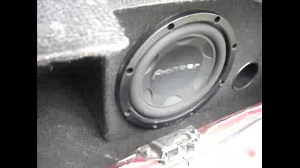 Pioneer W306c 400watt Rms + Sony Xplod Monoblock 500watt Rms